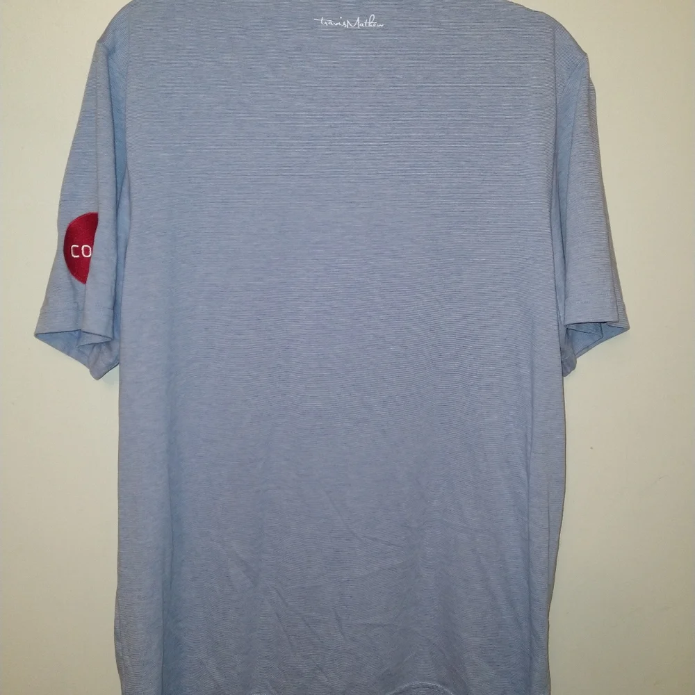Travis Mathew Short Sleeve Polo Shirt Men's sz Large Conga Logo. - Picture 2 of 8